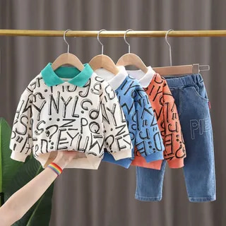 خرید لباس بچه گانه پسرانه پاییزی + قیمت فروش استثنایی